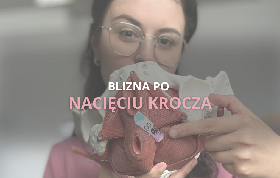 BLIZNA PO NACIĘCIU KROCZA