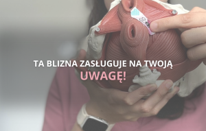 BLIZNA PO NACIĘCIU KROCZA